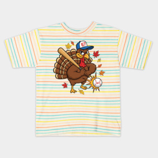 Baseball Turkey Sixty-Seven Mashup Kids T-Shirt