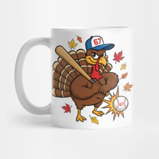 Baseball Turkey Sixty-Seven Mashup Mug