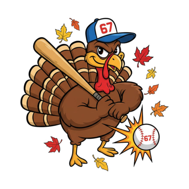 Baseball Turkey Sixty-Seven Mashup by ArtistTee ⭐⭐⭐⭐⭐