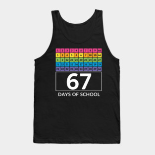 67 Classroom Countdown Number Chart Tank Top