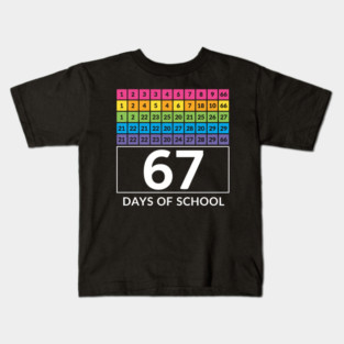 67 Classroom Countdown Number Chart Kids T-Shirt