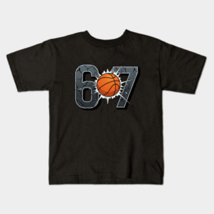 Funny 67 Basketball Smash Kids T-Shirt