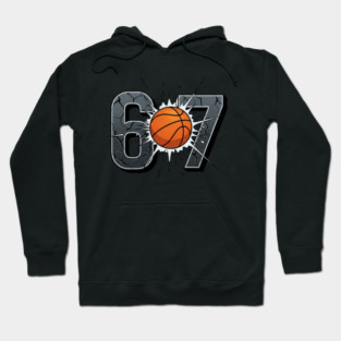 Funny 67 Basketball Smash Hoodie