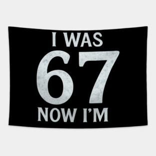 Turning Seven Funny Age Upgrade Tapestry