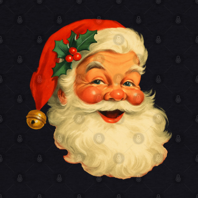 Vintage Retro Santa Claus Christmas by Creatifly Graphic Tees