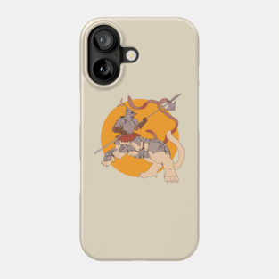 Centaur-Lion Lancer Phone Case