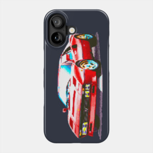 RED SPORTS CAR PIXEL Phone Case
