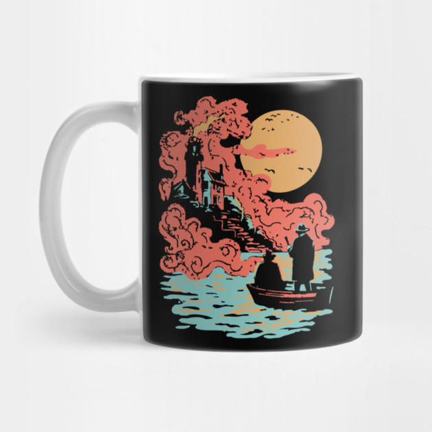 Journey to the Lighthouse - Vintage Nautical Adventure Art by TuncGK