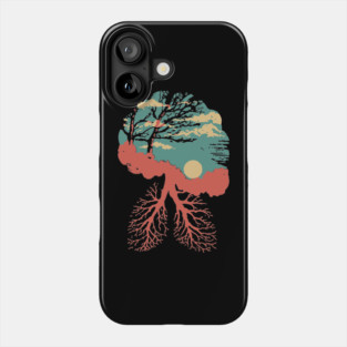Lungs of the Earth - Surreal Environmental Nature Art Phone Case