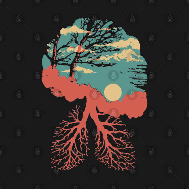 Lungs of the Earth - Surreal Environmental Nature Art by TuncGK