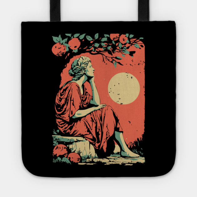 Roman Goddess of the Harvest Grove - Vintage Mythology Art Tote by TuncGK