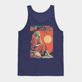 Roman Goddess of the Harvest Grove - Vintage Mythology Art Tank Top