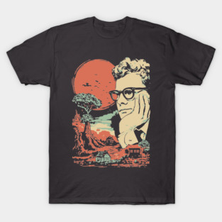 The Anxious Mind - Surreal Portrait of an Intellectual T-Shirt