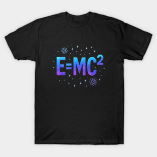 EMC2 Galaxy Physics Science Cosmic Design T-Shirt