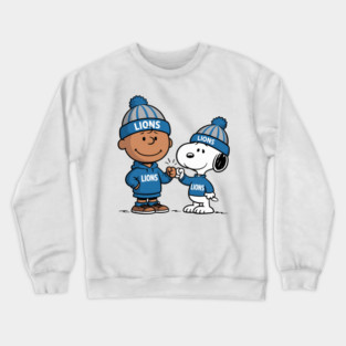 Vintage-Detroit-Lions Crewneck Sweatshirt