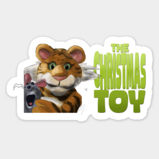 The Christmas Toy: Rugby and Mew Sticker
