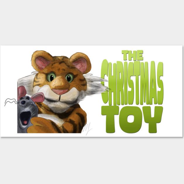 The Christmas Toy: Rugby and Mew Wall Art by 51Deesigns