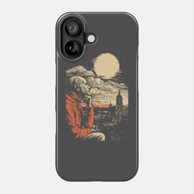 The Historian's Legacy - Vintage Scholarly City View Phone Case by TuncGK