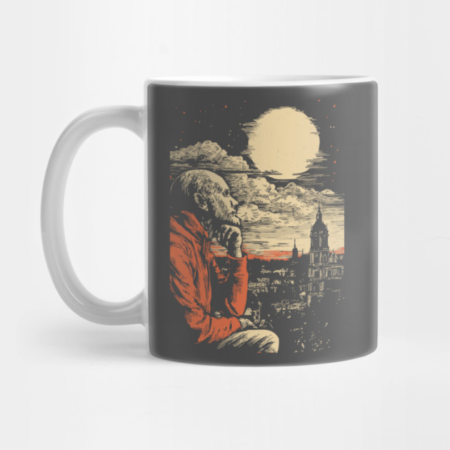 The Historian's Legacy - Vintage Scholarly City View by TuncGK