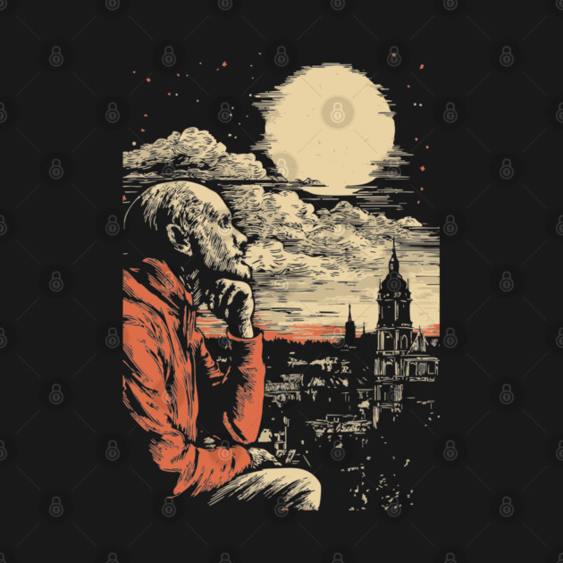 The Historian's Legacy - Vintage Scholarly City View by TuncGK