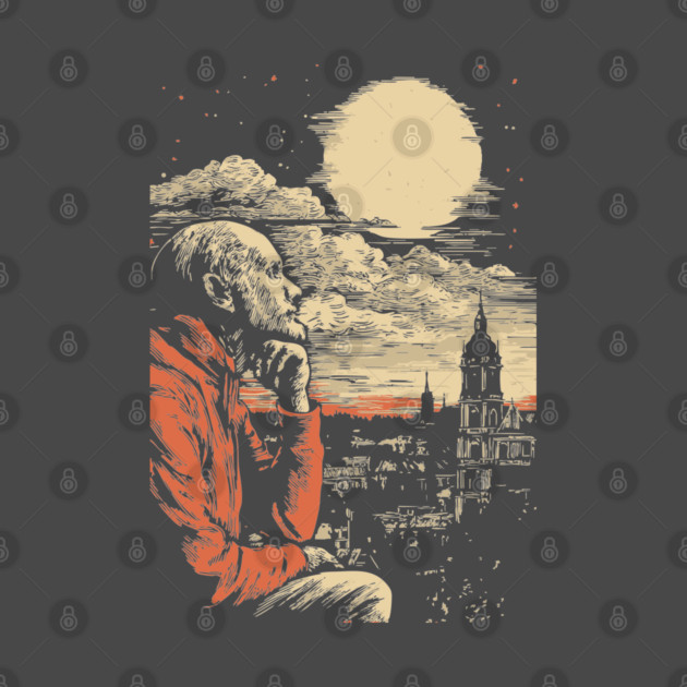 The Historian's Legacy - Vintage Scholarly City View by TuncGK