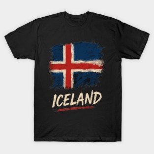 Iceland flag T-Shirt