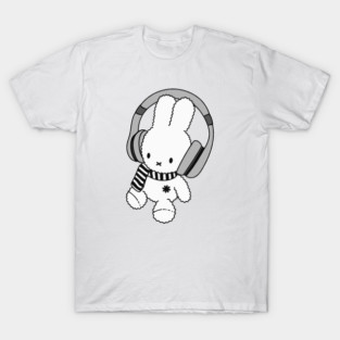 Miffy's Headphone Hype, Get Ready to Groove (Sticker Ver.) T-Shirt