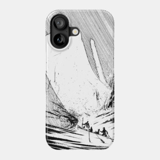 Moby Dick Attacks Phone Case