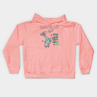 Teacher 67 Fun How Many Nights A Week Should You Be Reading 6-7 Kids Hoodie