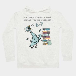 Teacher 67 Fun How Many Nights A Week Should You Be Reading 6-7 Hoodie