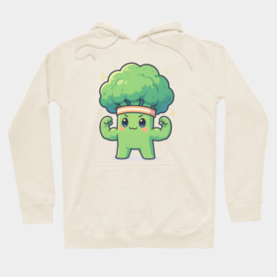Strong Broccoli Shirt | Garden Therapy Collection by Leaf & Lee – Funny Fitness Veggie Tee for Positive Energy & Self Care Motivation Hoodie