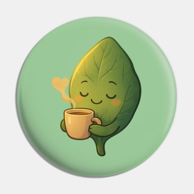 Cozy Spinach Shirt | Garden Therapy Collection by Leaf & Lee – Cute Plantcore Self Care Tee for Calm Energy & Mindful Living Pin by Anne Lee