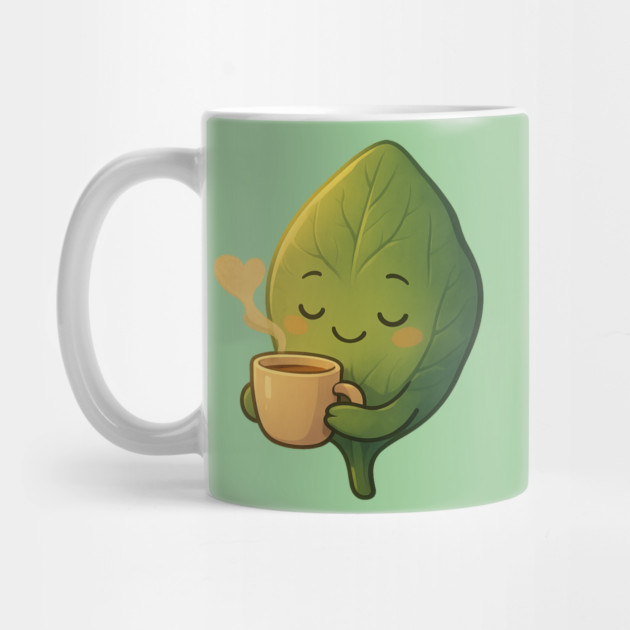 Cozy Spinach Shirt | Garden Therapy Collection by Leaf & Lee – Cute Plantcore Self Care Tee for Calm Energy & Mindful Living by Anne Lee