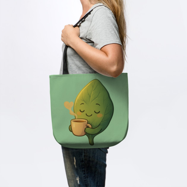 Cozy Spinach Shirt | Garden Therapy Collection by Leaf & Lee – Cute Plantcore Self Care Tee for Calm Energy & Mindful Living by Anne Lee