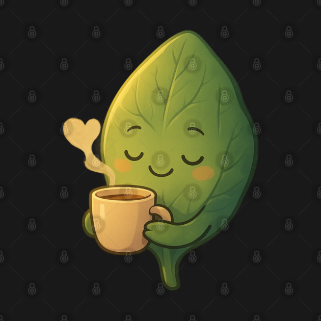 Cozy Spinach Shirt | Garden Therapy Collection by Leaf & Lee – Cute Plantcore Self Care Tee for Calm Energy & Mindful Living by Anne Lee