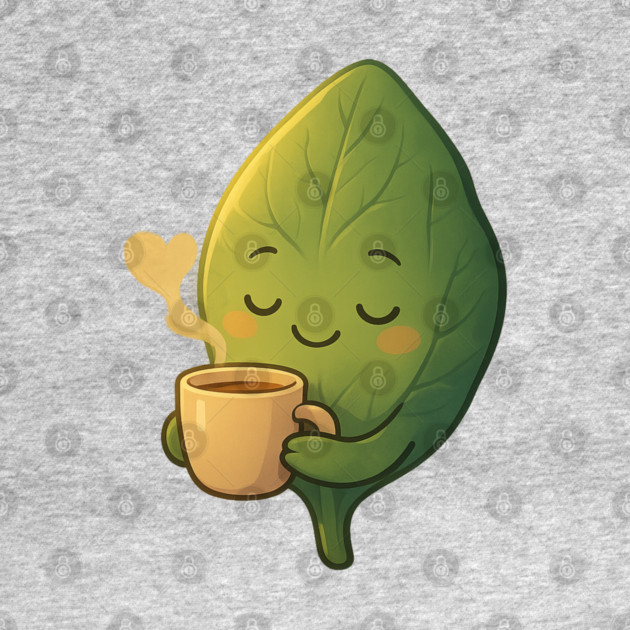 Cozy Spinach Shirt | Garden Therapy Collection by Leaf & Lee – Cute Plantcore Self Care Tee for Calm Energy & Mindful Living by Anne Lee