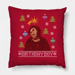 Ugly Jesus Sweater Pillow