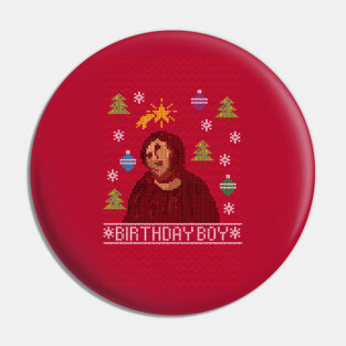 Ugly Jesus Sweater Pin