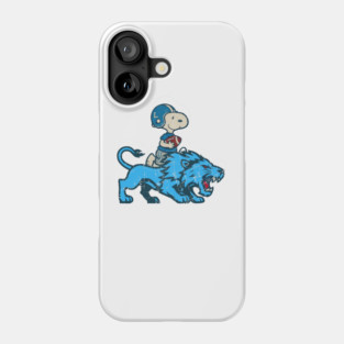 Detroit lions-snoopy tshirt Phone Case