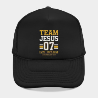 Team Jesus 07 Christian Varsity Design Hat