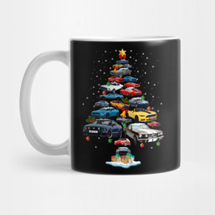 Mustang Car Christmas Tree Mug