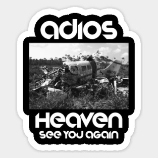 adios heaven ( aaliyah ) Sticker