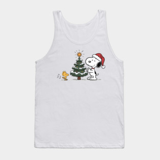 Charlie Brown and Snoopy Christmas Tank Top