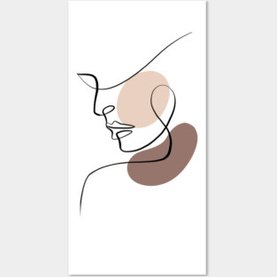 Abstract Woman Portrait Posters and Art