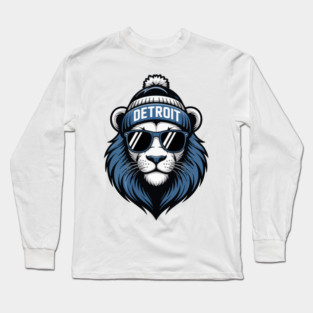 Detroit-Football Long Sleeve T-Shirt