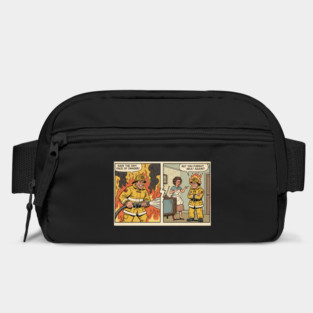 Always Fighting Fires… Just Different Ones | Funny Retro Firefighter Humor Design Bag