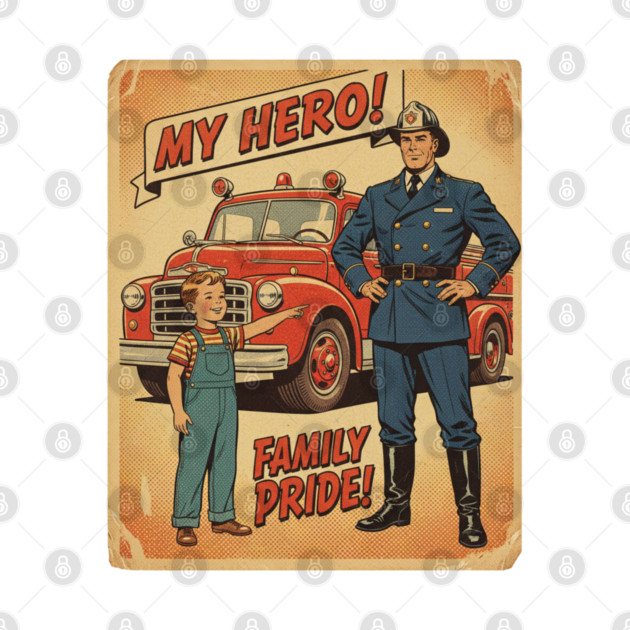 "My Dad’s a Firefighter — My Hero in Every Alarm!" by  Shift Happens: Gear for the Ones Who Keep It Moving
