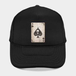 Ace of Spades Death Card Hat