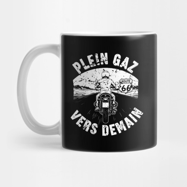 Plein Gaz Vers Demain Motorcycle Route 66 Journey by Art2Wear