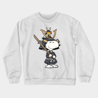 Samurai Snoopy and Woodstock Crewneck Sweatshirt